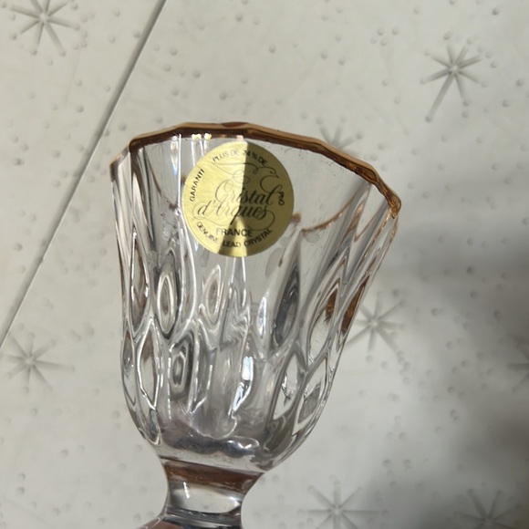 Vintage Crystal D’Arques Genuine Crystal Candle Holders Made In France - Picture 2 of 2